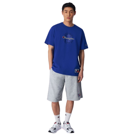 Champion Sport Lifestyle Basketball Stretch Baumwolle T-Shirt "Blau"