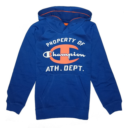 Champion Sudadera Niño Atlhetic Sweatshirt Logo (royal/naranja/blanco)