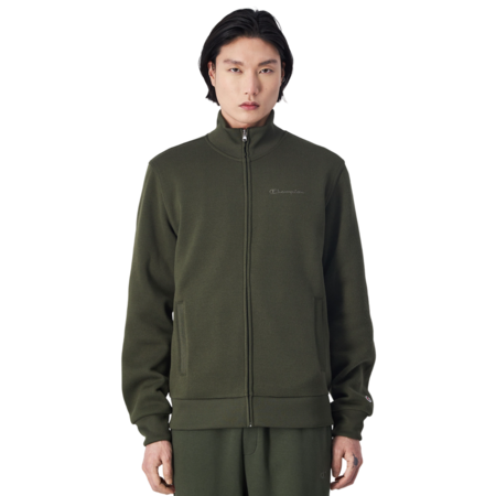 Champion Tonal C Logo Full Zip Strickpullover "Military Green"