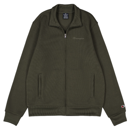 Champion Tonal C Logo Full Zip Strickpullover "Military Green"