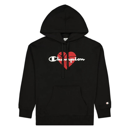 Champion Wm ́s Legacy Scrip Logo Stickerei Love Hoodie "Black"