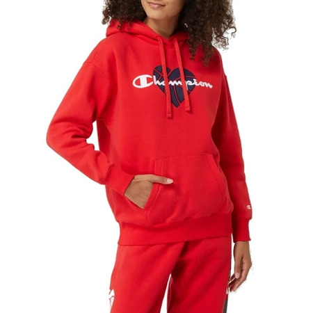 Champion Wm ́s Legacy Scrip Logo Stickerei Love Hoodie "Red"