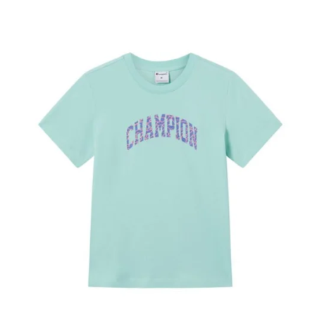 Champion Women's Graphic  Logo Tee "turquoise"