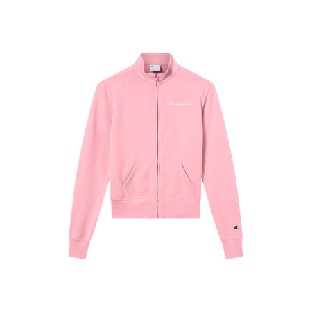 Champion Women’s Lightweight Full Zip Sweatshirt Logo Icons "Pink"