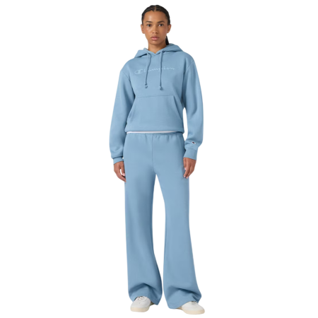 Champion Women’s Maxi Logo Hooded Sweatshirt "Steel Blue"