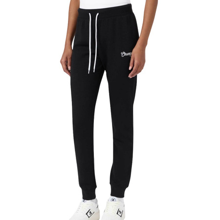 Champion Women's Script Logo Rib Cuff Jogger Pants "Black"