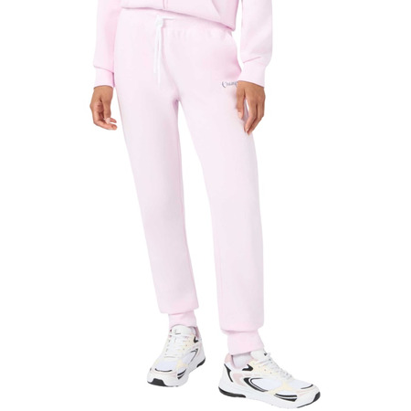 Champion Women's Script Logo Rib Cuff Jogger Pants "Pink"