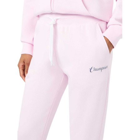 Champion Women's Script Logo Rib Cuff Jogger Pants "Pink"
