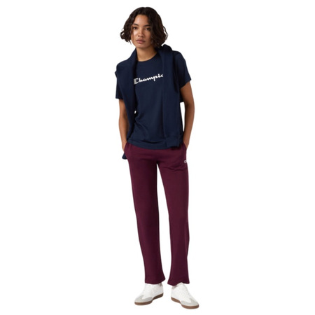 Champion WOMEN’S STRAIGHT HEM FLEECE JOGGERS ICONS "BURGUNDY"