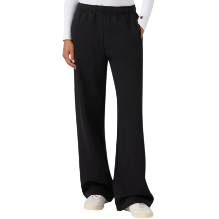 Champion Women’s Wide Leg Pants with Drawcord and Brushed Interior "Black"