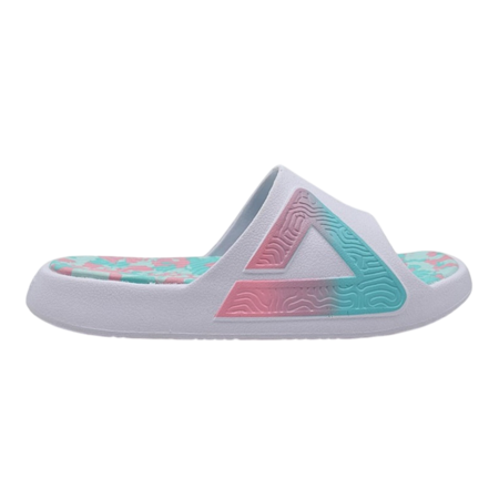 Peak Taichi Slippers "White Turquoise"