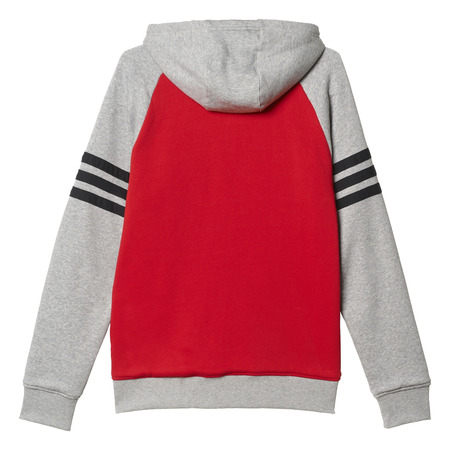 Adidas Chaqueta Bulls Washed Baseball (Rojo/Gris)