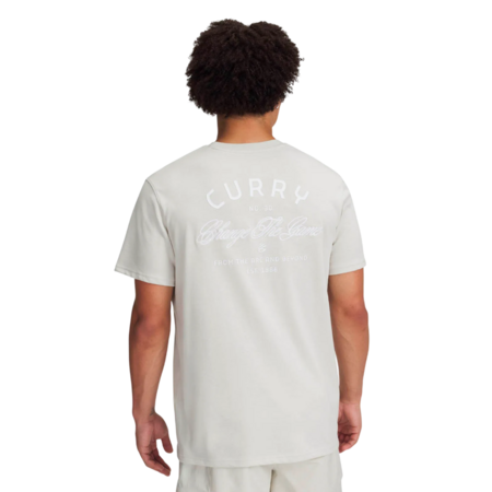 Curry Men's Heavyweight Verbiage T-Shirt "Summit White"