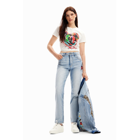 Desigual Arty Mickey Maus T-Shirt "White"