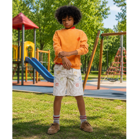 Desigual Boy's knitted sweatshirt "Orange"