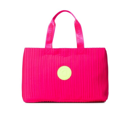 Desigual Duffle Bag Pleat Pink