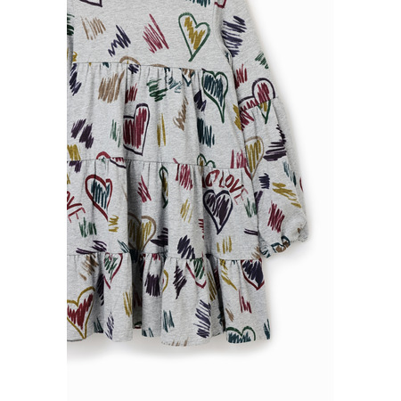 Mädchen Kleid Zeichnungen Herzen