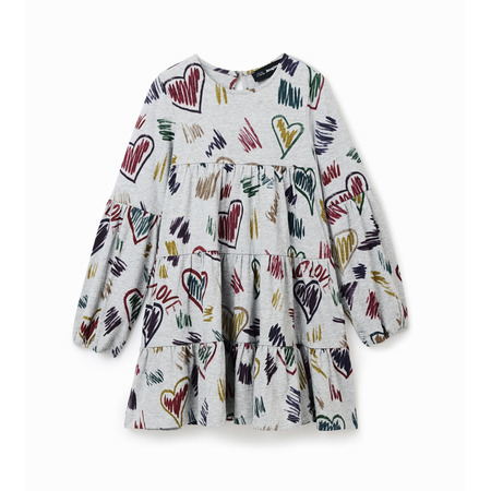 Mädchen Kleid Zeichnungen Herzen