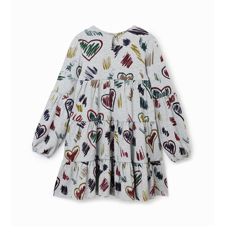 Mädchen Kleid Zeichnungen Herzen
