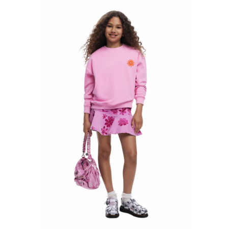 Desigual Girls' knitted sweatshirt  "Chicle"