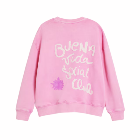 Desigual Girls' knitted sweatshirt  "Chicle"