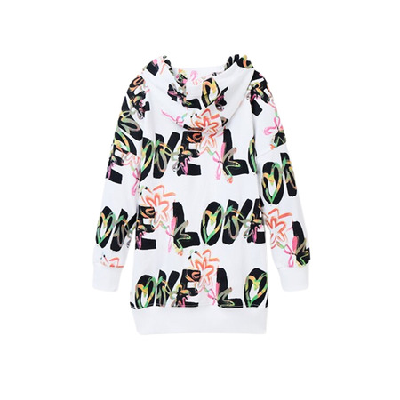 Mädchen Liebe Sweatshirt Kleid