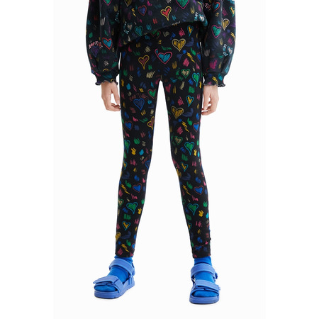 Desigual Girls Slim Herz Leggings