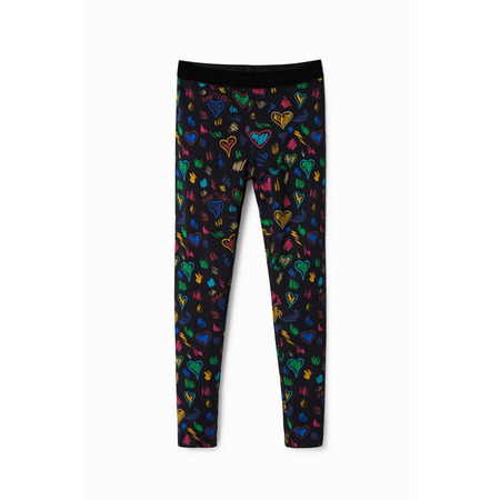 Desigual Girls Slim Herz Leggings