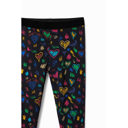 Desigual Girls Slim Herz Leggings