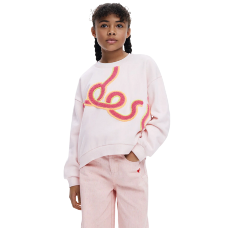 Desigual LOGO LOOP SWEATSHIRT "Pink"