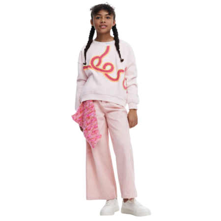 Desigual LOGO LOOP SWEATSHIRT "Pink"