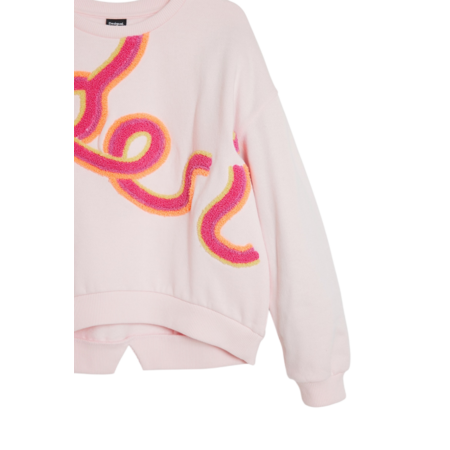 Desigual LOGO LOOP SWEATSHIRT "Pink"
