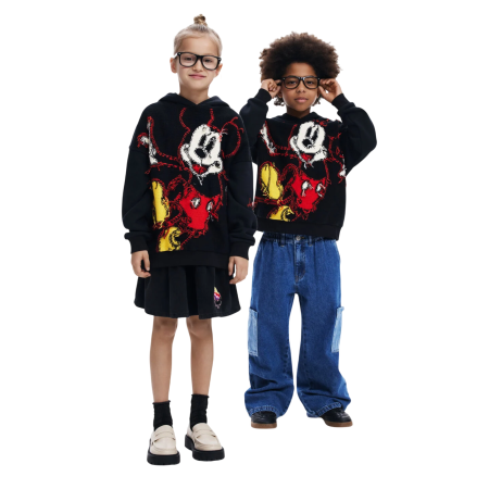 Desigual Mickey™ sweatshirt yarns "Black"