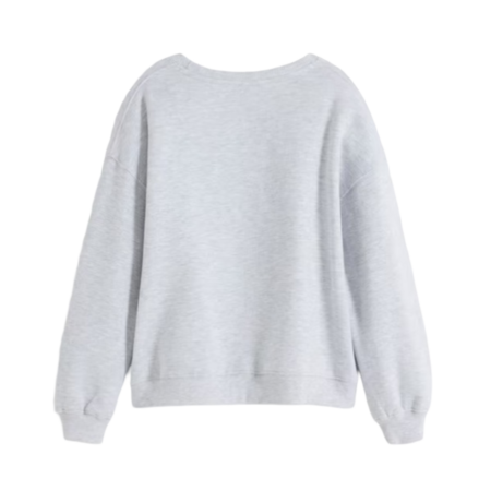 DESIGUAL SWEAT MY NAME STITICH  "GREY GLITTER"