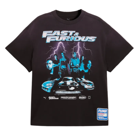 Puma x FAST & FURIOUS Relaxed Basketball Tee "Black"