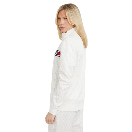 Guss Korbin Full Zip Über Logo Sweatshirt "White"