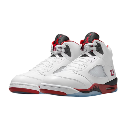 Jordan 5 Retro "Fire Red Black Tongue"