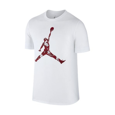 Jordan Camiseta AJ Jumpman Hands Down (100/weiß/team rot/gym rot)