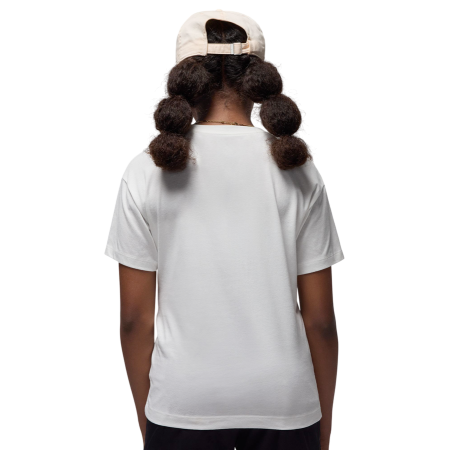 Jordan Girls JDG 23 Floral SS Tee "White-Beige"
