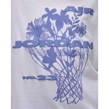 Jordan Girls JBD 23 Flowers SS Tee "White"