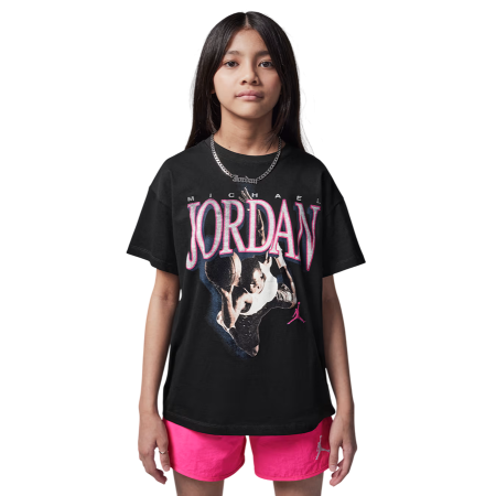 Jordan Girls JDB Soar Oversize Graphic T-Shirt "Black"