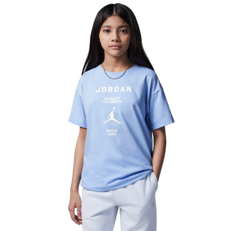 Jordan Girls JDB W J Girlfriend Graphic Tee "Aluminium"