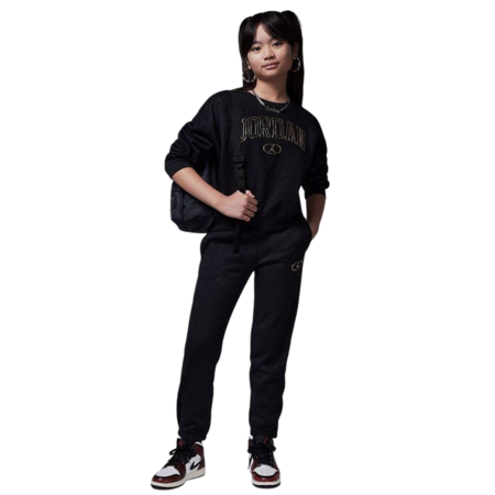 Jordan Girls JDG 1ST Baby Blue Pants "Black"