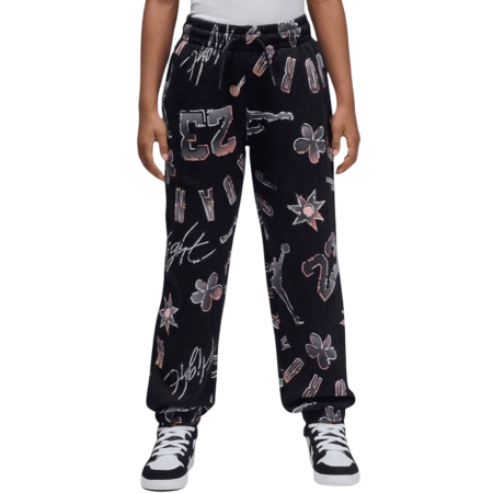 Jordan Girls JDG 23 Throwback SS Fleece Joggers "Black"