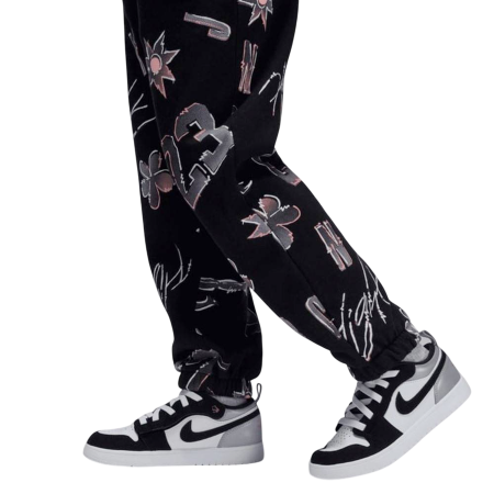 Jordan Girls JDG 23 Throwback SS Fleece Joggers "Black"