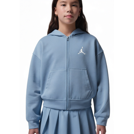 Jordan Girls JDG Maveen Sport Dri-Fit Full-Zip Hoodie "Blue Beyond"