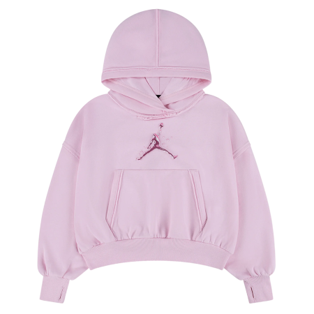 Jordan Girls JDG Rebel Rose Pullover Hoodie "Pink Foam"