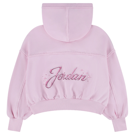 Jordan Girls JDG Rebel Rose Pullover Hoodie "Pink Foam"