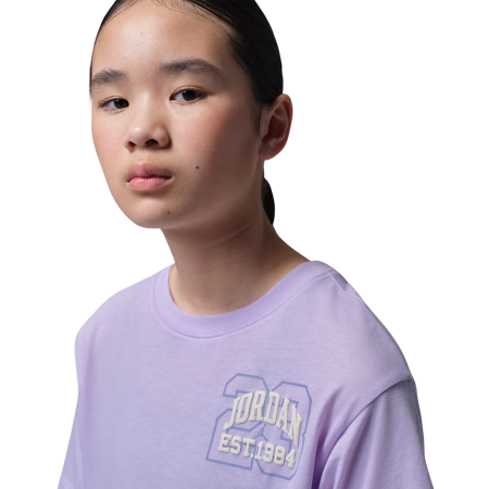 Jordan Girls JDG Secret Garden Collegiate Tee "Violet Mist"