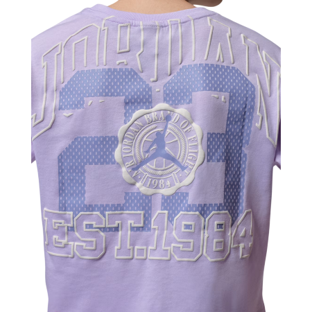 Jordan Girls JDG Secret Garden Collegiate Tee "Violet Mist"